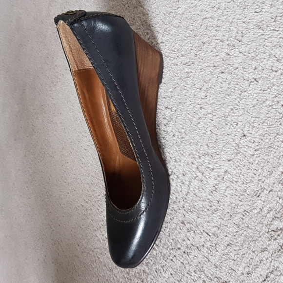 Calvin Klein Jeans Black Wedges - Picture 3 of 7